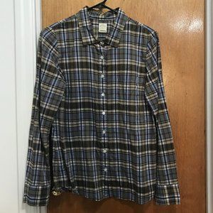 Blue plaid button up the perfect shirt